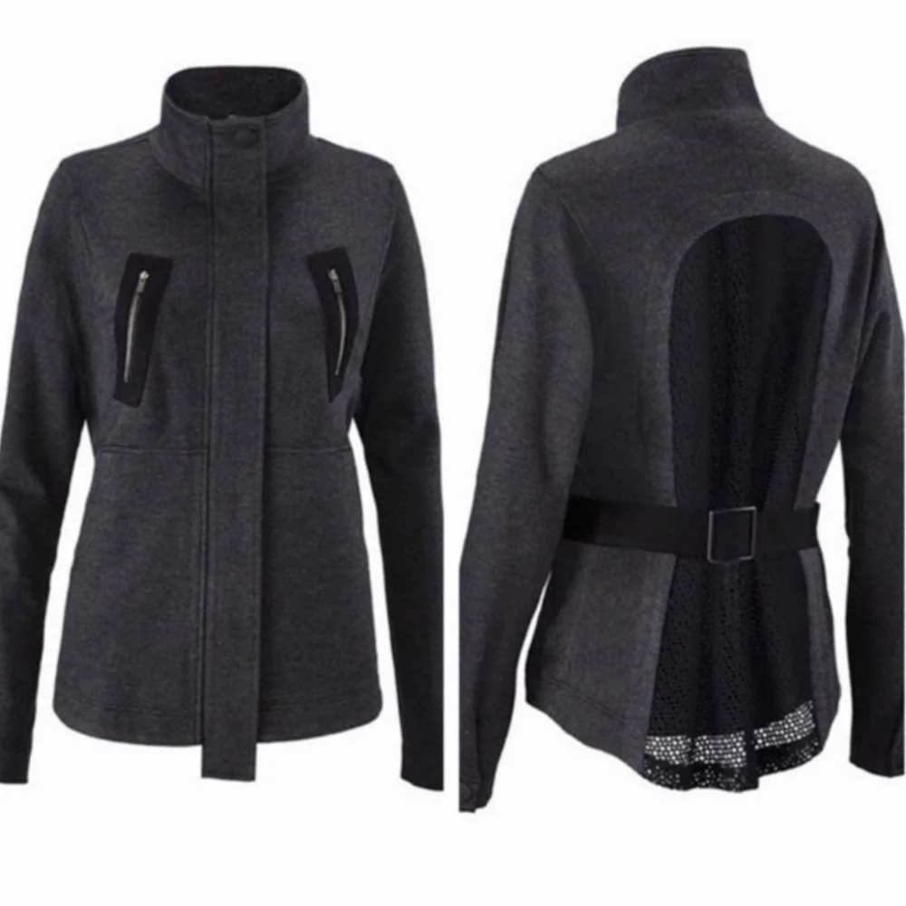 Cabi $178 Love Carol Collection Black Gray Mesh Jacket M - Picture 12 of 13